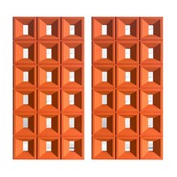 Panneaux de cloison en PU légers, imperméables et résistants à l'humidité, épaisseur 3 mm, design simple, légèrement pliables pour l'intérieur/l'extérieur