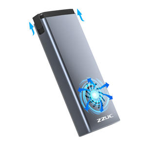 M15 Dual Protocol SATA 10Gbps Carcasa móvil 2TB Gaming Estado sólido NVMe SSD Interfaz USB 3,0 Carcasa de PC de aluminio para computadora portátil - Product Image 1