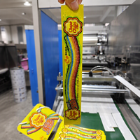 Machine d'emballage HUAYUAN pour bonbons gélifiés en forme de bande arc-en-ciel, bonbons à la réglisse, bonbons enrobés de sucre