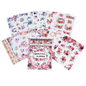 2024 NEW 20Sheets Beautiful Flower Series A5 Sticker Book