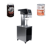 Prix usine croustilles nourriture pour animaux boîte de conserve manuelle petite machine de mise en conserve de bière en aluminium