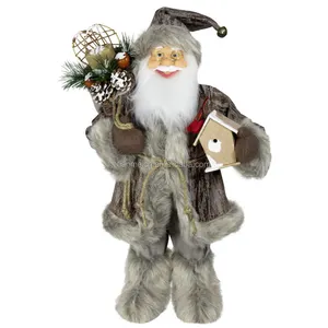 60 cm Christmas dekoration santa claus figur puppe vogel haus tennis ornamente party supplies großhandel für home urlaub elemente