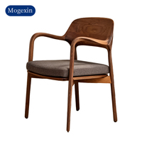 Chaise de salle à manger en bois européenne de luxe moderne pour hôtel, café, salon, utilisation en extérieur - Meubles commerciaux confortables
