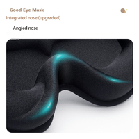 Masker Tidur 3D Mewah Laris untuk Ekstensi Bulu Mata, Menghilangkan Lingkaran Hitam, Masker Tidur Ekstensi Bulu Mata Panas yang Dipegang Tangan