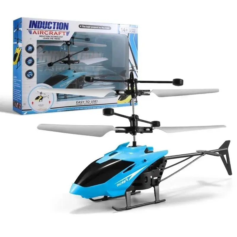 Children remote control aircraft induction aircraft two street stall toy mini helicopter crash resistant rechargeable flight