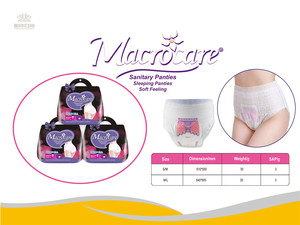 Pannolino per ragazze adulte Macrocare all'ingrosso, mutandine per mestruazioni usa e getta - Product Image 6