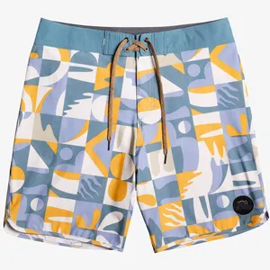 Short de bain avec Logo personnalisé pour homme, imprimé en Polyester à Sublimation