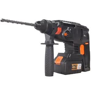 CaoW 26ミリメートルMultiple Functions Power Tools Electric Cordless Rotary Hammer Drill MachineとLithium Battery