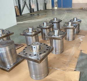 Double Acting Hydraulic Ram Hydraulic Press Cylinder for Press with Mounting Flange - Product Image 2