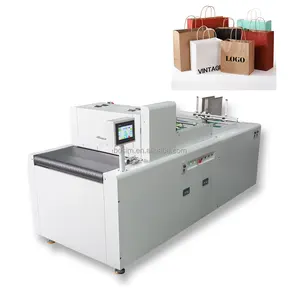 Impresora de inyección de tinta digital de una sola pasada de alta velocidad para caja de papel, tazas, bolso, caja de pizza, impresión multicolor