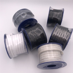 Mở rộng <span class=keywords><strong>Graphite</strong></span> gland đóng gói với sợi tổng hợp sợi góc củng cố tuyến đóng gói - Product Image 6
