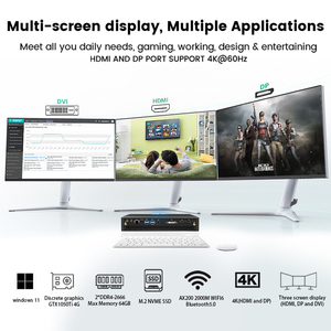 9 ° Gaming pc <span class=keywords><strong>Core</strong></span> i9-9900T i7 9700F RTX3050 8G GDDR6 Mini Gaming PC DDR4 64G M.2 NVME AX200 2HD2.1 DP1.4 Desktop mini pc - Product Image 4