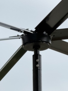 Ventilateur sur pied VFans étanche et anti-poussière avec moteur PMSM, faible bruit, installation facile, sans entretien, idéal pour les cafés - Product Image 3