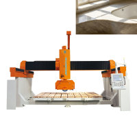Machine à scier à pont CNC 5 axes avec découpe de précision pour la pierre naturelle