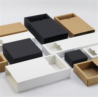 High Quality Contracted Design Folding Drawer Boxes Kraft Paper Gift Paper Box