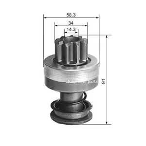 59-9123 2006209454 2006209492 2006209505 2006209530 2008209008 F000AL1897 Ensemble de démarreur Bendix pour <span class=keywords><strong>FIAT</strong></span> 130 DEUTZ - Product Image 2