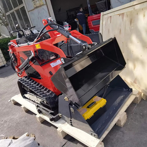 FREE SHIPPING Cheap New Small <strong>Mini</strong> Small Garden <strong>Loader</strong> Track <strong>Mini</strong> <strong>Skid</strong> <strong>Steer</strong> <strong>Loader</strong> With Bucket Trencher Rotary Plow - Product Image 2