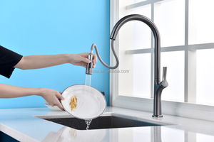 Special Handle <strong>Kitchen</strong> Faucet Pull Down <strong>Shower</strong> Torneira Brass <strong>Kitchen</strong> Tap Rotate Water Tap Sink Faucet Modern Single Hole Mixer - Product Image 4