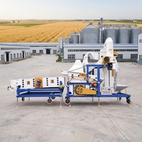 Équipement agricole motorisé à haute productivité 5XFZ-15BX, machine de nettoyage et de sélection du riz