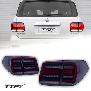 For 2012-2019 for Patrol Y62 <b>Red</b> <b>LED</b> Rear Taillight Assembly Upgrade with Running <b>Lights</b> and Flowing Turn Signals - Product Image 1