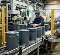 Peinture pour machines de construction, revêtement liquide polyuréthane anti-corrosion et résistant aux intempéries, modèle S04-3