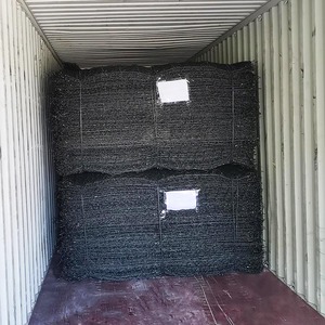 Factory Direct Sale 80x100mm 2x1x1m PVC Zinc Coated Stone <strong>Gabion</strong> Wire <strong>Mesh</strong> Hexagonal <strong>Gabion</strong> Box Basket Wall - Product Image 3