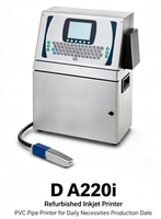 Imprimante jet d'encre reconditionnée D A220i pour l'impression industrielle, imprimante pour tuyaux en PVC pour la production de produits de première nécessité, date de production