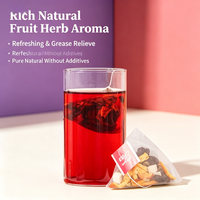 Tisane Rafraîchissante aux Fleurs en Sachets (180g, 6x30 Sachets) pour la Perte de Poids et l'Amincissement, à Préparer à l'Eau Chaude ou Froide