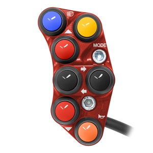 Interrupteur de guidon gauche pour Ducati Streetfighter (rouge) - Product Image 1