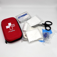 Trousse de premiers secours portable 42 pièces Classe I, pochette double couche pour sports de plein air, pêche, chasse FA546