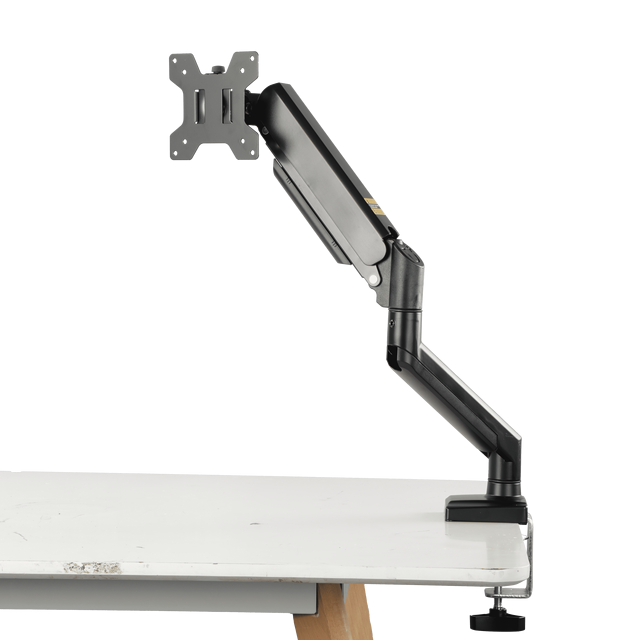 Ergonomic Gas Spring Monitor Arm Heavy Duty Bracket Adjustable Monitor Stand Desktop Display Riser