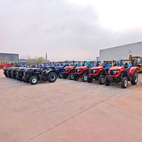 Tracteur diesel 80 CV à quatre roues motrices avec suspension et accessoires interchangeables, livraison gratuite