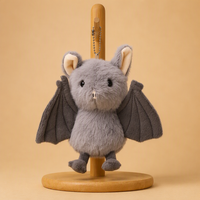 Porte-clés en peluche chauve-souris mignon en gros, pendentif en peluche, mascotte de dessin animé personnalisée, jouet en peluche pour cadeau d'Halloween