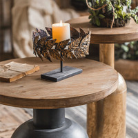 Ensemble de table basse moderne de luxe en bois pour salon et extérieur