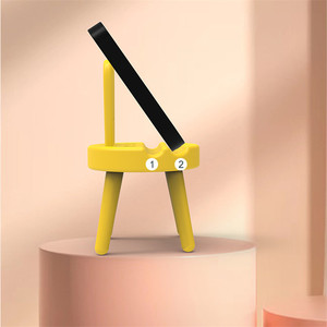 Creativo colorido Simple silla estilo escritorio teléfono móvil soporte de pie soporte de teléfono móvil para iphone <span class=keywords><strong>samsung</strong></span> portátil - Product Image 5