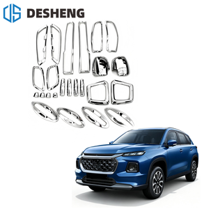 Kit carrosserie noir mat et chrome argenté pour <span class=keywords><strong>Suzuki</strong></span> <span class=keywords><strong>Grand</strong></span> <span class=keywords><strong>Vitara</strong></span> <span class=keywords><strong>2022</strong></span>+ Accessoires extérieurs de voiture - Product Image 1