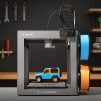 Printer 3D Multi-Warna Flashforge Creator 5 dengan 4 Kepala Alat |   500% Lebih Cepat, Tanpa Limbah Buangan