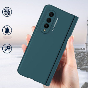 Funda para Teléfono con Ranura para Bolígrafo para Samsung <span class=keywords><strong>Galaxy</strong></span> <span class=keywords><strong>Z</strong></span> Fold2 5G, Funda Plegable de Alta Calidad para Teléfono Móvil, Funda Plegable para <span class=keywords><strong>Galaxy</strong></span> W22 5G - Product Image 3