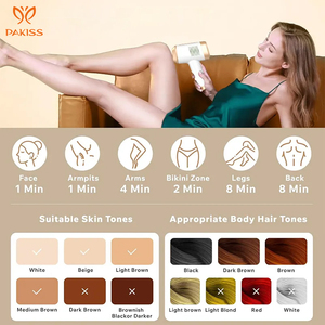 Pakiss cầm tay Ice làm mát IPL điện máy cạo lông Sapphire IPL Laser tẩy lông ở nhà sử dụng IPL trẻ hóa da máy - Product Image 5