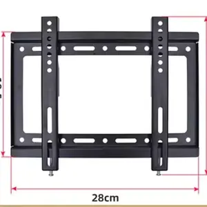 Universal Fixed Flat Panel TV Frame 14-42 inches TV Wall Mount Cold Rolled Steel for Household Television Accessories