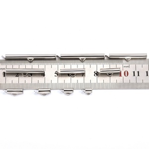 보석 발견 및 매력 구슬을위한 방수 스테인레스 스틸 카라비너 비드 체인 튜브 걸쇠 배럴 - Product Image 5