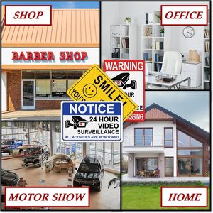 An ninh tài sản tư nhân không có dấu hiệu xâm phạm dưới dấu hiệu giám sát video ngoài trời với thiết kế tùy chỉnh cài đặt dễ dàng - Product Image 5