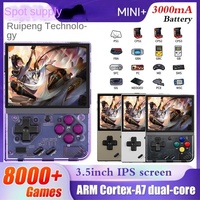 Console de jeu Spot Miyoo Mini Plus, rétro, classique, nostalgique, écran HD de 3,5 pouces, portable, Wi-Fi, processeur quadricœur, système d'exploitation Linux, 3000 mAh, jeux