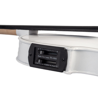 NAOMI Acoustic Violin Set With EQ Installation Solidwood 4/4 Fiddle w/ Brazilwood Bow+Audio Cable+Rosin+Violin Case