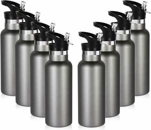 Stainless Steel Insulated Water <b>Bottle</b> with Straw Lid, Leakproof Vacuum <b>Flask</b> with Handle, for Gym, Outdoor - Product Image 5