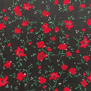 Tissu souple en <span class=keywords><strong>velours</strong></span> côtelé Pinwale 100% coton, Design Floral personnalisé, 16w - Product Image 2