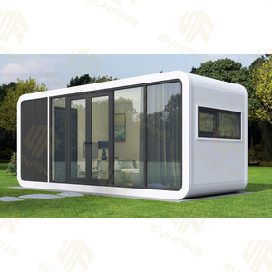 Hiện đại 20ft Tiny Modular Apple nhà prefab di chuyển phòng ngủ sẵn sàng thực hiện Tiny Kit Set Apple <span class=keywords><strong>cabin</strong></span> nhà CONTAINER nhà để bán - Product Image 2