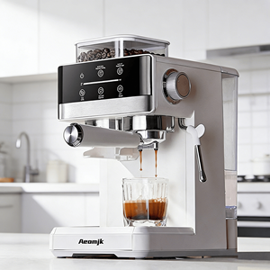 Machine à café tout-en-un automatique pour la maison, machine à extraction de café avec <span class=keywords><strong>broyeur</strong></span> intégré pour la maison - Product Image 1