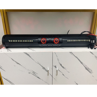   Haut-parleur marin extérieur 27 pouces avec lumières LED à pixels, système de sonorisation pour UTV, ATV, voiturette de golf, barre de son