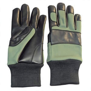 Guantes Largos Tácticos para Exteriores de Cuero PU Ignífugo Nomex con Logotipo Personalizado para Unisex - Product Image 1